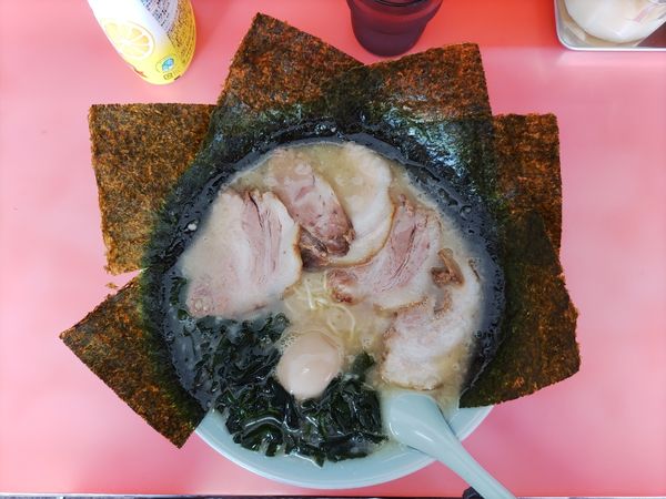 「チャーシューメン+味玉+のり  ﾒﾝﾏ抜き」@ラーメンショップ 下大野店の写真