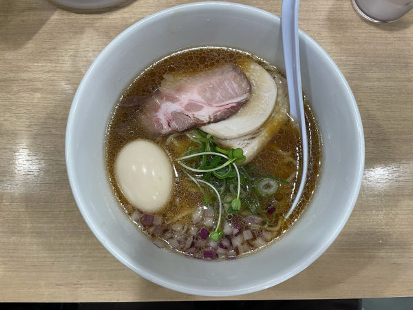 「味玉中華そば　醤油」@貝麺みかわの写真