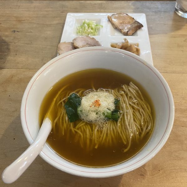 「本枯中華そば+和え玉　¥1,050」@本枯中華そば 魚雷の写真