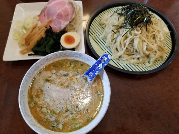 「味噌つけ麺(具付)」@青竹手打ちラーメン 桐生宿の写真