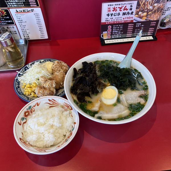 「とんこつ四川にんにく」@ラーメン宝塔 豊川店の写真