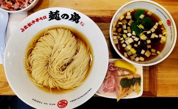 「金の鶏つけそば～昆布水仕立て」@自家製中華そば 麺の虜の写真