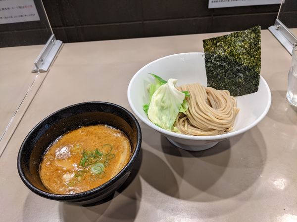 「海老つけ麺（麺少なめ、肉まし）」@つけ麺 五ノ神製作所の写真