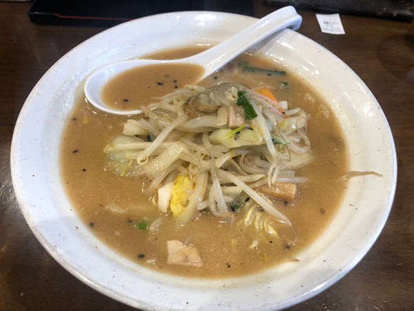 「味噌タンメン」@自家製多加水極太麺 ISAMIの写真