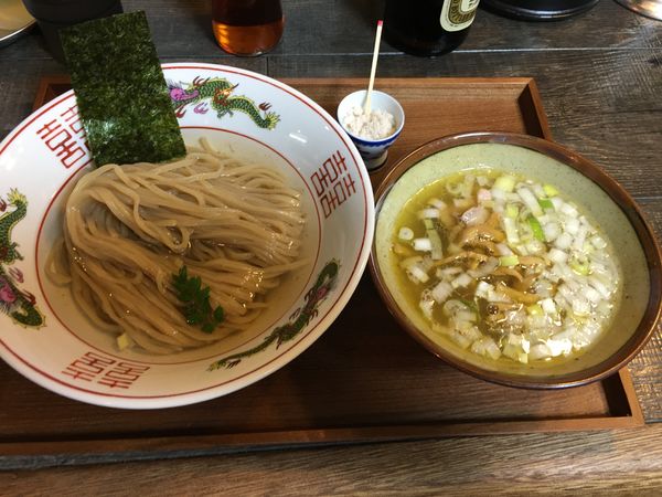 「【限定】昆布水つけ麺 小」@ラーメン カラテキッドの写真