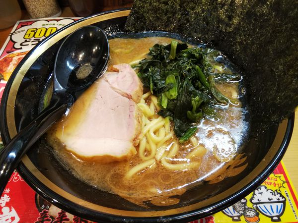 「ラーメン　：かため　※クーポンで５００円」@吉祥寺 武蔵家 松本店の写真