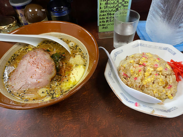 「ラーメン＋半チャーハン」@華昌の写真