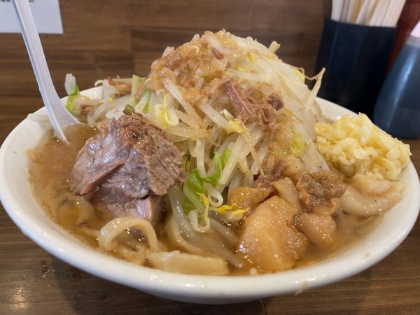 「ラーメン中」@男気らーめん アカギの写真