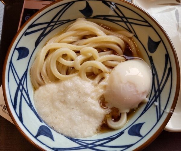 「温玉ぶっかけ」@丸亀製麺 山形店の写真