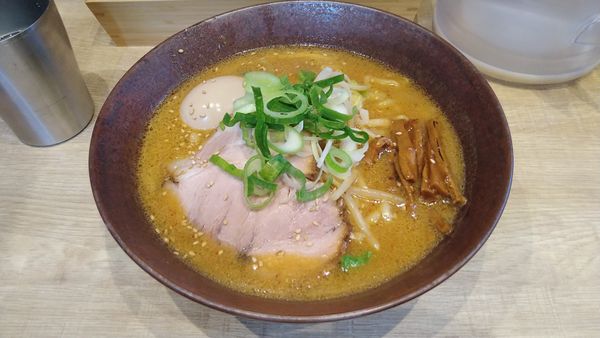 「味玉赤味噌ラーメン¥1070-」@九段下 中路の写真