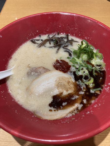 「赤玉＋替え玉（1040円）」@博多一風堂 ららぽーとTOKYO-BAY店の写真