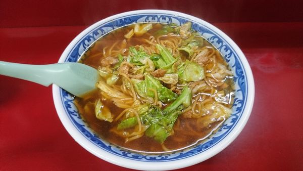 「スープ入り焼きそば大800円」@こばや食堂の写真