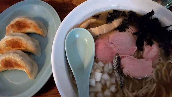 「豊岡煮干しそば」@青春餃子の写真