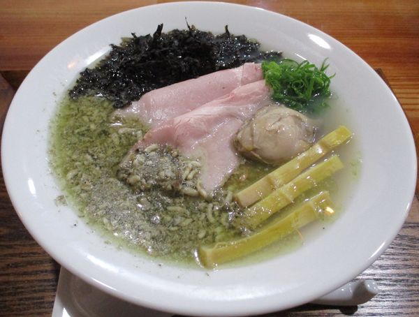 「牡蠣塩蕎麦　950円」@むかんの写真