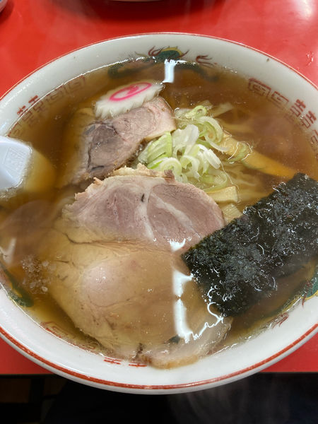 「手打ち中華そば大盛り」@藤屋の写真