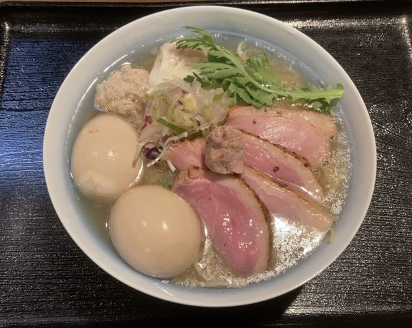 「特製鴨出汁中華蕎麦 塩」@鴨出汁中華蕎麦 麺屋yoshikiの写真