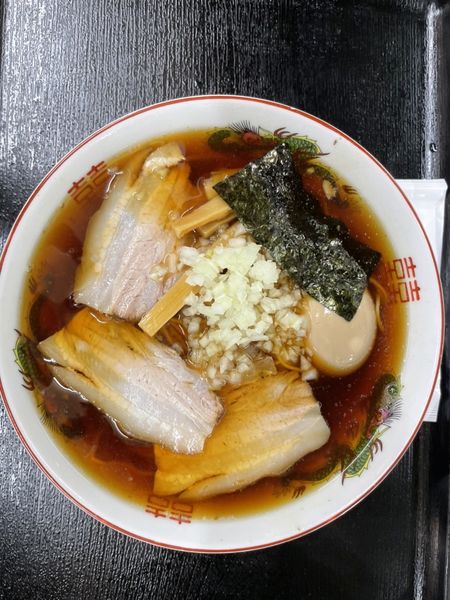 「竹岡式ラーメン味玉」@めん屋 まいどの写真