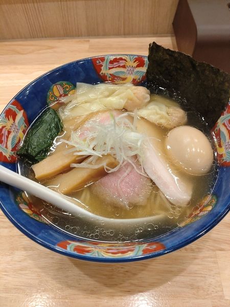 「全部のせ特製中華そば五塩」@いのちノ中華そば 龍ノ谷の写真