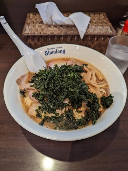 「中華そば・岩のり」@のりや食堂の写真