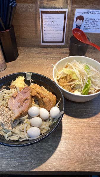 「【限定】予襲昆布（昆布水つけ麺）うずら」@麺屋 浜一の写真