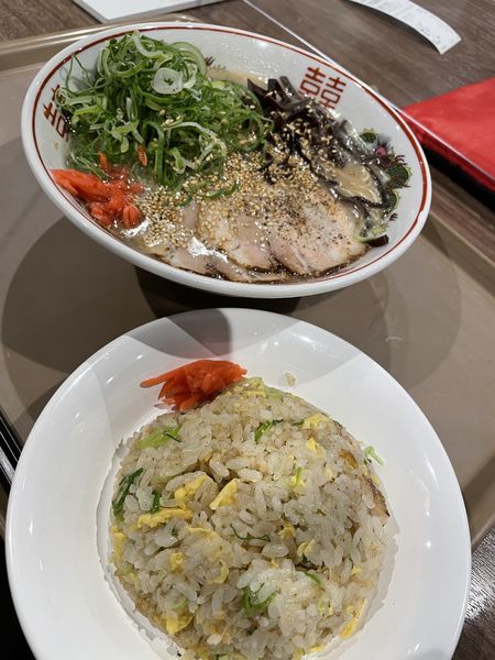 「チャーハンセット」@博多だるまJAPAN イオンモール幕張新都心店の写真