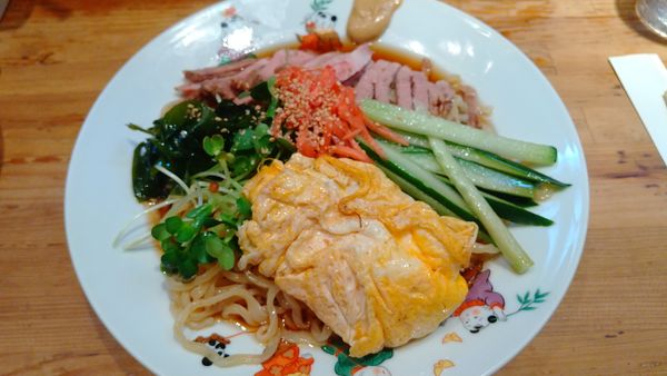 「冷やし中華(¥720)」@萬龍軒の写真