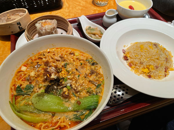 「坦々麺セット」@中華料理 彩鳳の写真