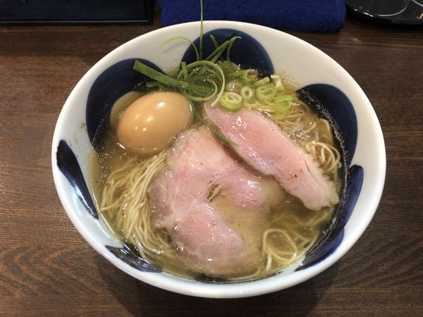 「塩 800円 ＋ クーポン味玉」@yagu-noodleの写真