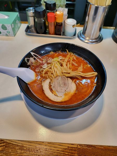 「味噌Red　2辛」@麺や てっちんの写真