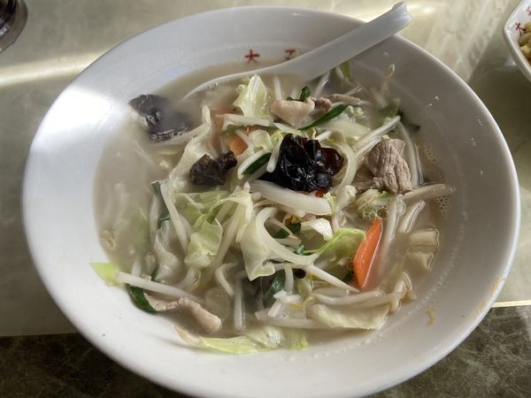 「タンメン＋炒飯」@藤山屋の写真