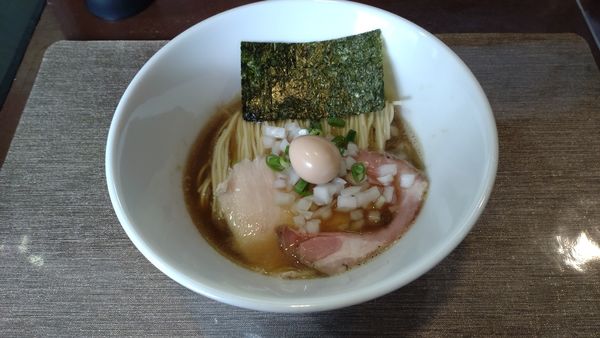 「ゆとりらーめん淡麗＋和え玉」@かき物語の写真