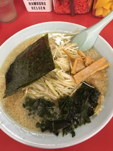 「ネギラーメン　840円　小ライス　120円」@ラーメンショップ 太田店の写真