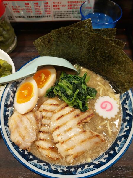 「特製にぼとん＋ライス1100円」@麺屋 武士道 本店の写真