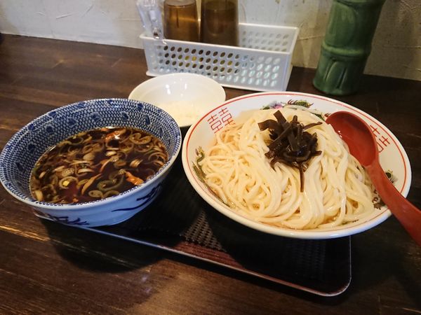 「限定 天然羅臼昆布つけ麺 900円」@長尾中華そば 中央店の写真