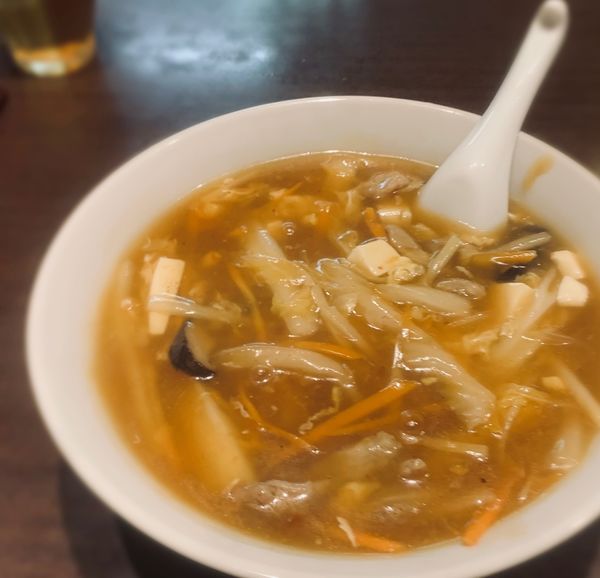 「酸辣湯麺（￥800）」@珍満茶楼の写真