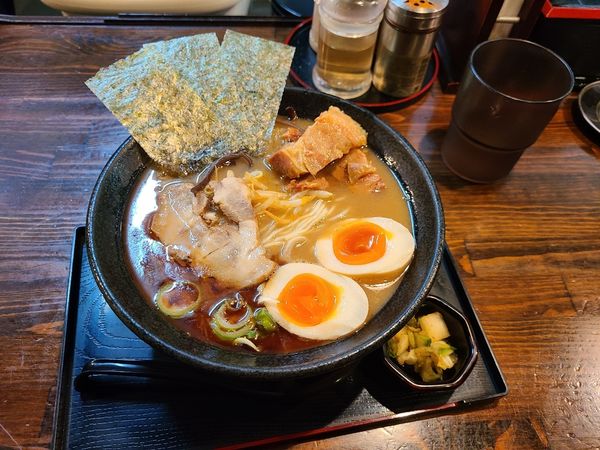 「一基ラーメン+替え玉」@一基の写真