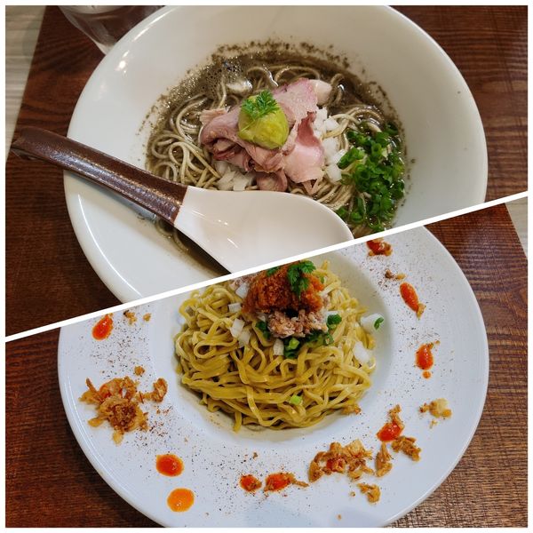 「水と煮干し」@つくばらーめん 鬼者語 -オニモノガタリ-の写真