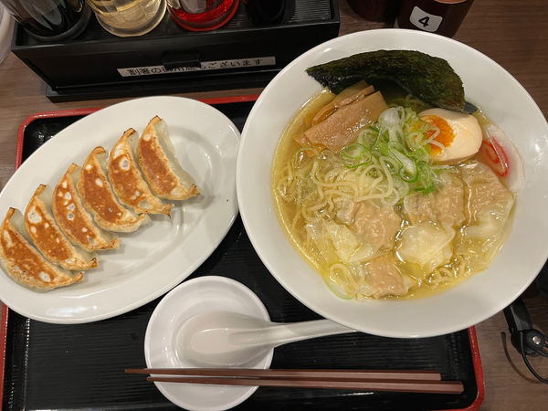「ワンタン麺(塩)」@中華そば 神寄 エキア川越店の写真