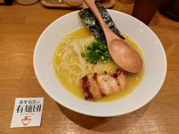 「ラーメン　ぽてり」@鶏ポタラーメン THANK お茶の水の写真
