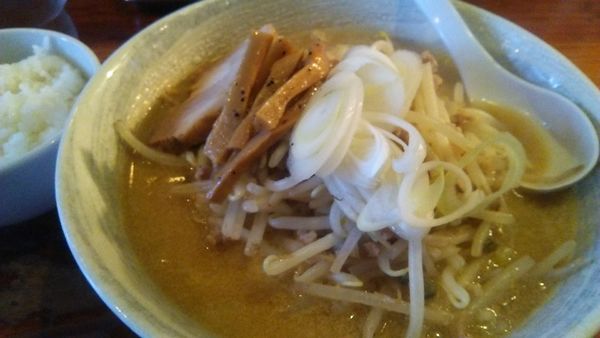 「北海みそ 800円＋小ライス 100円」@らーめん工房 みそ玄の写真