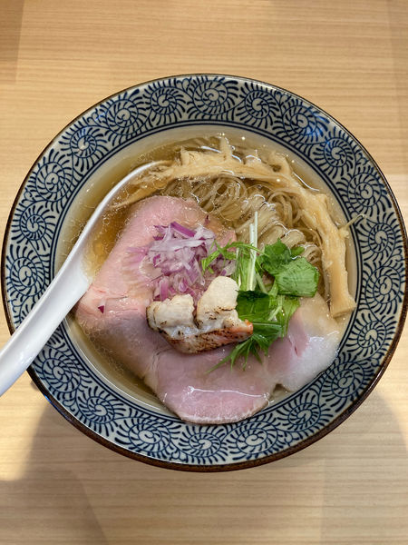 「金目鯛塩そば」@中華そば 獅の写真