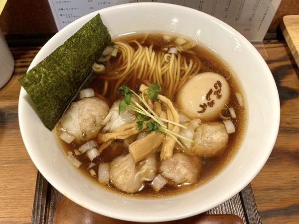 「肉雲呑そば 850円」@ニダイメ 麺のきんしょうの写真