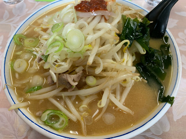 「味噌ラーメン＋チャーハン」@チーナン食堂の写真