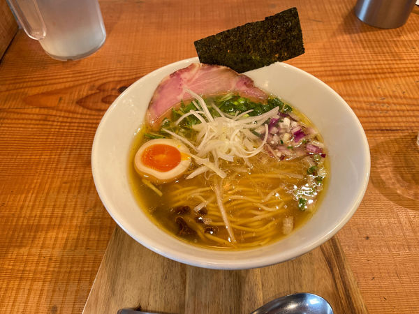 「ポルチーニ茸の塩そば」@ヌードルヤ ME-CHA-KU-CHAの写真