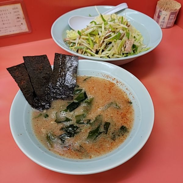 「ネギつけ麺中ネギ増し」@ラーメン関口の写真