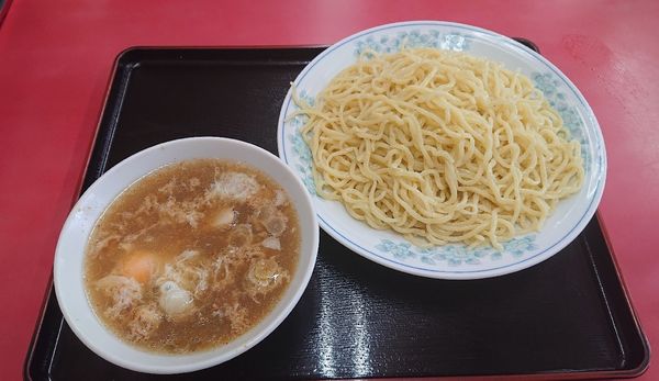 「つけ麺 生玉子入り 特大   900円」@丸長 つくば店の写真