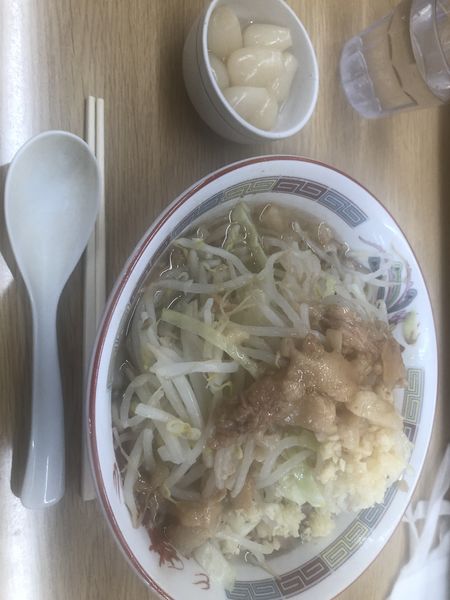 「ラーメン小（ニンニクアブラ）」@ラーメン二郎 栃木街道店の写真