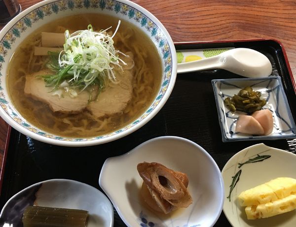 「手打ちラーメン」@手打ちそば 趣味の店の写真