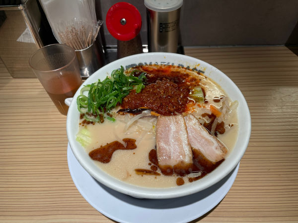 「からかベース タンメン野菜トッピング」@一風堂 SHIROMARU-BASE 梅田店の写真