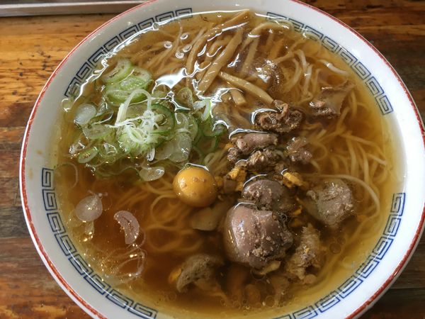 「もつラーメン」@一茶庵 支店の写真